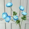 Arranjo de Flores Artificiais Azuis de Luxo para Casamento Arranjo Floral DIY Arranjo de Flores para Janela de Shopping Center ao Ar Livre Paisagismo com Flores Artificiais