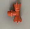 Regulador de linha de água para aquicultura tubo de nível de água válvula de respiro na extremidade da linha de água conexões de linha de água para criação de frangos tubo de observação na extremidade