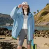 Serie de Colores Macaron Ropa con Protección Solar para Mujer Ropa con Protección Solar UPF100+ para Hombre, Chaqueta Ligera de Seda de Hielo Transpirable Moderna con Protección Solar para Verano
