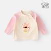 Camiseta de Manga Larga para Bebé Jq Jingqi Atuendo de Primavera Ropa Infantil 100% Algodón Unisex Camiseta Base Ropa para Niños Falsa de Dos Piezas