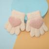 Guantes de invierno para bebés de 2 a 3 años, 1 par de guantes cálidos y bonitos de cinco dedos para bebés, para niños y niñas, de invierno, al por mayor.