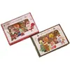 Caja de Regalo de Dulces de Navidad Copo de Nieve Turrón Galleta Embalaje de Regalo Caja de Regalo Caja Vacía Bolsita de Souvenir