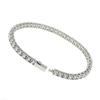 Gerente da loja recomenda corrente de tênis de aço inoxidável 316 pulseira com zircônia incrustada de aço titânio pulseira de zircônia com efeito de polimento de precisão em aço titânio