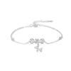 Pulsera Original Cachorro Globo para Mujer Plata de Ley 925 Verano Nicho Diseño Creativo Corazón de Niña Linda Pulsera Pulsera