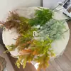 Plantas Verdes Artificiales, Hojas de Abeto, Flores Falsas, Arreglos Florales Verdes Estilo Bosque, Decoraciones para Pasillo de Boda, Decoraciones para Montaje de Boda