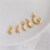 Arena que retiene el color oro sol luna estrellas colgante pequeño estrellas luna luna luna luna luna luna luna luna luna luna luna conejo colgante accesorios para pulsera diy colgante