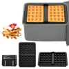 Os Novos Acessórios para Air Fryer São Adequados para Ninjaaf400Af451Sl400 Af500 Formas de Silicone para Assar Waffle