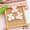 Accesorios de Resina de Cereza de Penetración de Hielo Transparente Parche de Pegamento de Crema para Funda de Teléfono Hecha a Mano DIY Accesorios para el Cabello Pasador Hebilla de Zapato Material