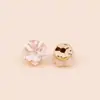 Cubierta de Botón para Puño de Camisa, Botones de Flor de Cinco Pétalos de Moda, Botones Metálicos de Alta Gama para Manualidades, Botones Decorativos Desmontables