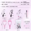 Ferramenta de Beleza para Cílios Conjunto de 4 Peças, Aplicador de Máscara para Aparar Sobrancelhas, Pente para Sobrancelhas, Conjunto Essencial de Curvador de Cílios para Iniciantes e Pessoas Preguiçosas