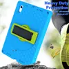 12.9 adecuado para iPad 10/10.9 Soporte giratorio de 360 grados horizontal y vertical Funda protectora para niños funda protectora plana