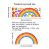 BM6062 Adesivos de Parede Coloridos de Nuvem Arco-Íris Fundo de Parede Casa Sala de Estar Quarto Adesivo de Parede Decorativo PVC