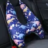 Almohada para Coche para Prevenir Tensión en el Cuello, Reposacabezas de Coche de Dibujos Animados Lindo, Almohada de Soporte para el Cuello, Reposacabezas de Coche para Niños, Gadget para Dormir en el Asiento Trasero