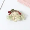 Enfeites Pendentes Frescos e Simples Estilo Coreano, Enchimento de Algodão 3D, Acessórios, Formato de Coração Cisne Palhaço Materiais de Tecido Feitos à Mão, Acessórios de Broche