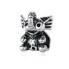 Pulsera de Elefante Estilo Étnico Cuentas Sueltas Dibujos Animados Accesorios de Joyería DIY Animal Pulsera Trenzada de Cuerda Roja Cuentas