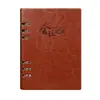 Caderno de Escritório, Bloco de Notas Executivo, Livro de Atas de Reunião, Caderno Pu de Folhas Soltas, Pode Adicionar Páginas Coloridas, Papel Inserível