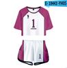 Amazon Nuevo Rim Voleibol Junior Pájaro Blanco Ze Impresión Digital a Color 3D Sexy Ombligo Corto Camiseta Set de Shorts