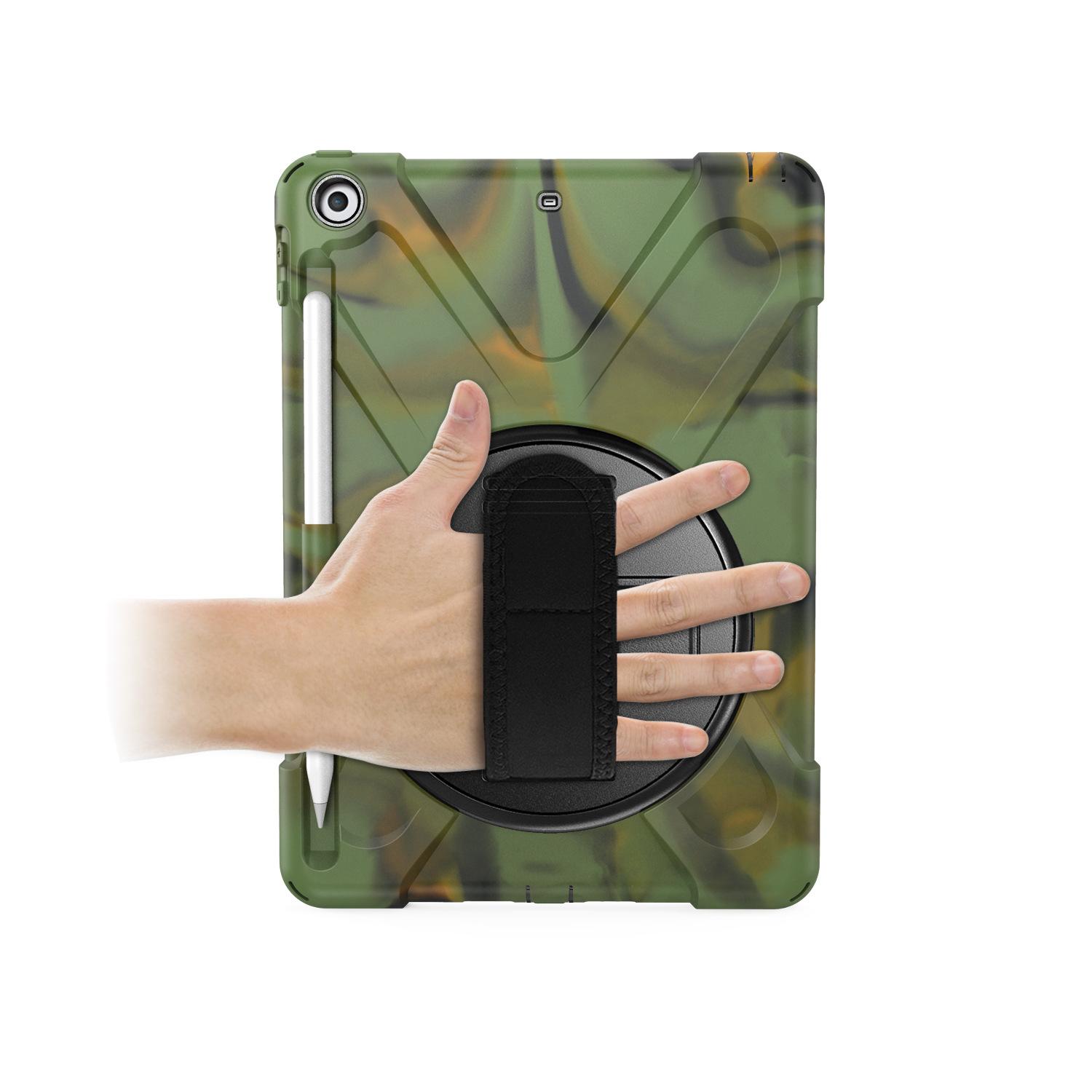 ipad 2017 带笔迷彩绿色背面手带单图2 副本.jpg