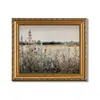 El Arte de Pared Clásico Más Vendido de Amazon para Decoración de Pared de Dormitorio en Casa, Pintura con Marco Dorado Estilo Retro Europeo