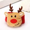 Lindo anillo de presión Accesorios para el cabello de vacaciones navideñas Muñeco de dibujos animados pequeño regalo para niños Pulsera para parejas Suministros de decoración creativos