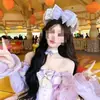 Diadema de lentejuelas de parque de atracciones Mickey Minnie con lazo Pasador de orejas de conejo para adultos y niños Accesorios para el cabello Presionar el cabello Tocado