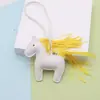Novo Pingente de Pônei com Franja Grande, Ano do Cavalo Couro Criativo Cavalo Galopante Acessório de Pingente para Bolsa de Celular Atacado
