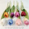 Comercio exterior sensación Fábrica de tulipanes sensación de flor Tulipán Blanco rosa boda mano flores artificiales al por mayor