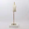 Accesorios de Modelo para Niños Maniquí para Niños Pequeños Soporte Maniquí de Medio Cuerpo Base Electrochapada Maniquí de Ropa para Niños Tienda de Ropa Ropa Nueva