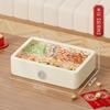 Caja de Dulces Estilo Nuevo 2025 Hogar a Prueba de Polvo Jaula Dividida Melón y Nueces Almacenamiento de Dulces Snack con Tapa