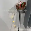 Luzes de jardim de Natal 2026 transfronteiriças, novo trenó voador do Papai Noel, cachoeira de presentes - movidas a energia solar