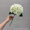 Hortensia hidratante de tacto real, decoración de boda, exhibición floral suave para hotel, decoración de mesa de sala de estar, fotografía de flores falsas