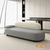Sofá popular estilo crema para apartamento pequeño 2026, diván para dormitorio, sofá perezoso con respaldo, sofá de belleza con tela resistente a los arañazos de gato