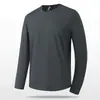 Tops Esportivos Masculinos Outono e Inverno com Gola Alta, Manga Longa, para Corrida ao Ar Livre e Uso Casual, com Alta Elasticidade, Aquecimento e Moda, Plus Veludo