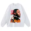 Top Lavado Retro de Manga Corta para Cantante Talla Grande Transfronterizo Chaleco Callejero Floral Vintage Estampado de Celebridad