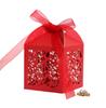 Caixa de doces para casamento Amazon borboleta dourada vazada caixa de doces vazada caixa de embalagem com fita fábrica atacado direto