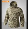 Conjunto de chaqueta táctica con forro polar para hombre, camuflaje, cálido, a prueba de viento, pantalones de trabajo para exteriores, ropa de trabajo duradera para primavera, otoño e invierno