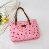 Bolsa de Tote Informal con Estampado Nuevo para Mujeres, Bolsa Perezosa para Viajes Transfronterizos, Gran Capacidad, Moda Casual, Versátil, Portátil