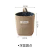 Bolsa Colgante de Almacenamiento de Algodón y Lino, Bolsa de Almacenamiento Doméstica para Mesita de Noche, Bolsa para Artículos Varios de Pared para Dormitorio, Cocina, Bolsa de Almacenamiento para Puerta de Baño