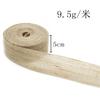Explosiones Naturales Cinta de Yute Pez Seda Lino 1cm1.5cm2.5cm3.8cm Boda Manualidades Cinta Decorativa
