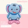 Nova Coleção de Animais com Base Pequena Golfinhos Oceânicos Coelhos Macacos Decoração de Festa Infantil Bebê Suprimentos