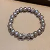 Pulseira de pérolas requintada estilo francês, moderna e sofisticada, design criativo para o dia a dia, acessório elegante e versátil