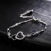Pulsera de Zirconia Estilo Coreano con un Toque de Lujo Ligero y de Gama Alta, Pulsera Ajustable, Nuevo Diseño Delgado de Cintura, Cadena de Estrella para Mujer