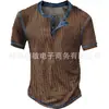 2023 estação independente de comércio exterior tamanho europeu verão camiseta combinação de cores gola com botão manga curta ciclismo caminhada top casual masculino T