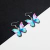 Pendientes de mariposa con gancho S925, estilo europeo y americano, de moda, con insectos, accesorios de Amazon, acrílico, bonitos ganchos para las orejas.