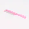 Pente pequeno de aço para peruca cos cabelo falso cuidados pente de dentes largos brinde de peruca ferramentas de cuidado para perucas atacado