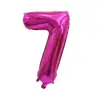 Globos de Foil Número Pequeño Versión Americana 16 pulgadas Globos de Número Delgados Decoración para Fiesta de Cumpleaños Infantil Globos de Número