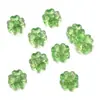 Contas de Acrílico Trevo de Quatro Folhas Série Fantasia Pulseira de Contas Redondas Transparentes Joias Atacado Contas Transparentes Trevo de Quatro Folhas