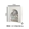 Gabinete Decorativo de Lareira Estilo Francês, Gabinete de Exibição Branco e Preto Estilo Americano para Sala de Transmissão ao Vivo, Gabinete de Entrada Estilo Nórdico para Pousadas