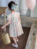 Vestido para Niñas Estilo Coreano 3-6 Años Bebé Verano 2026 Nuevo Vestido Floral con Mangas Abullonadas Vestido Elegante