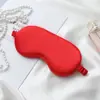 Antifaz de seda artificial de doble cara transfronterizo para dormir, bloqueador de luz, transpirable, protector de ojos para viaje, antifaz con logo impreso personalizado, regalo